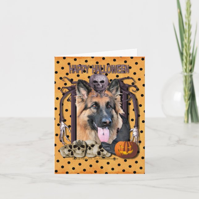 Halloween Nightmare - German Shepherd - Chance Card (Front)