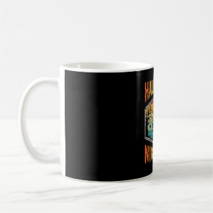 Halloween Nightmare Haunted Castle Retro Vector Coffee Mug
