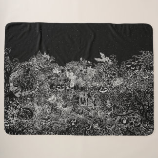 Halloween Nights Sherpa Blanket