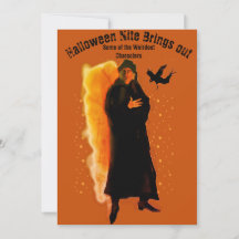 Halloween Nite Party Mysterious Character 