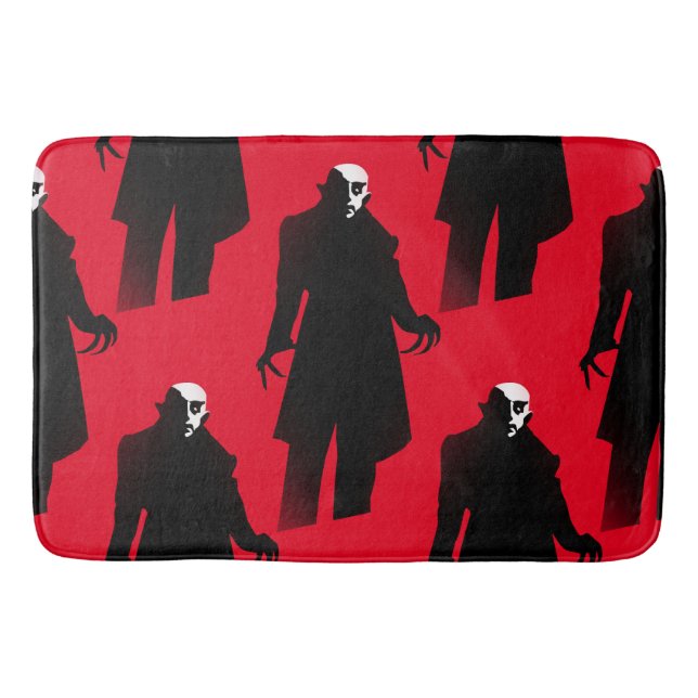 halloween nosferatu bathroom bath mat bathmat (Front)