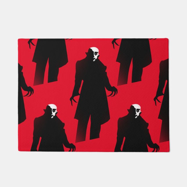 halloween nosferatu door mat doormat (Front)