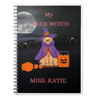 Halloween notebook for intuitive women