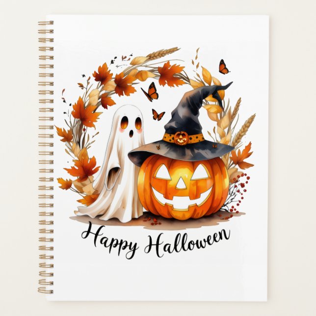 Halloween Notebook  Planner (Front)