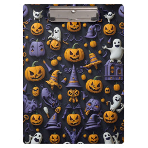 Halloween notes clipboard