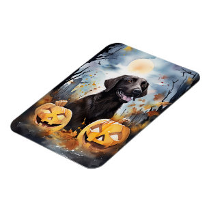 Halloween Nova Scotia With Pumpkins Scary Magnet