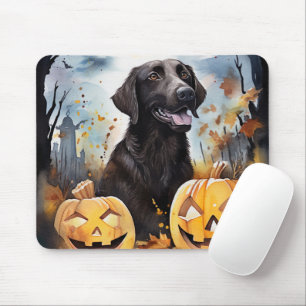 Halloween Nova Scotia With Pumpkins Scary Mouse Pad