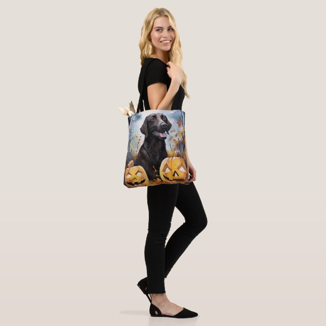 Halloween Nova Scotia With Pumpkins Scary  Tote Bag (On Model)