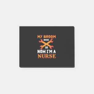 Halloween Now I Am A Nurse Post-it Notes