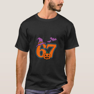 Halloween Number 67 Ts Pumpkin Witch Hat T-Shirt