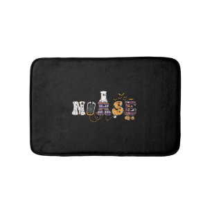 Halloween Nurse 7 Bath Mat