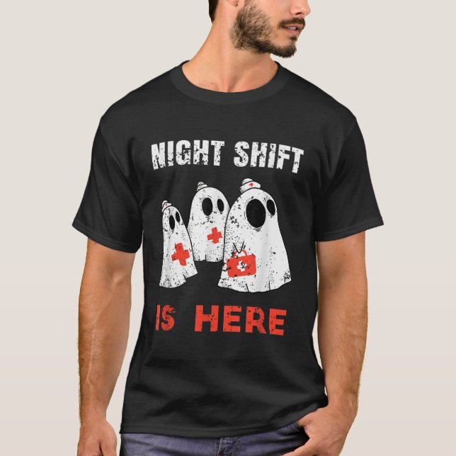 Halloween Nurse and Medical Doctor Night Shift is  T-Shirt (Front)