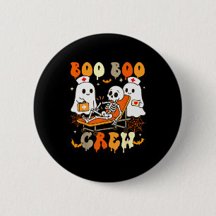 Halloween Nurse Boo Boo Crew Ghost Doctor Paramedi 6 Cm Round Badge