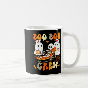 Halloween Nurse Boo Boo Crew Ghost Doctor Paramedi Coffee Mug