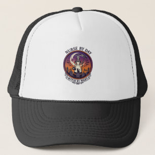 Halloween Nurse By Day_1 Trucker Hat