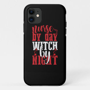 Halloween Nurse By Day Witch By Night iPhone 11 Case
