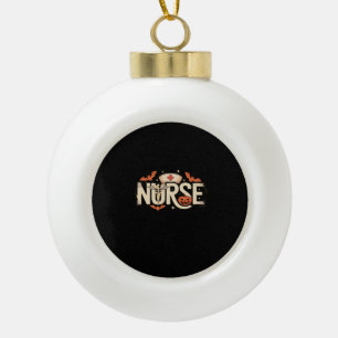 Halloween nurse Classic T-Shirt Ceramic Ball Christmas Ornament
