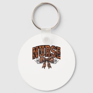 Halloween Nurse Coquette Bow Spooky Classic T-Shir Key Ring