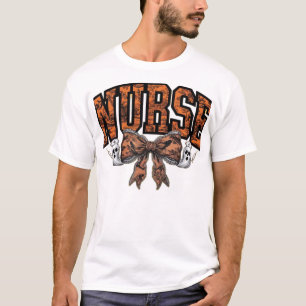 Halloween Nurse Coquette Bow Spooky Classic T-Shir T-Shirt