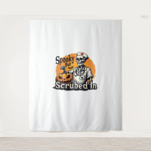 Halloween Nurse Design Oversized T-Shirt Tapestry