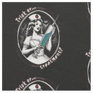 Halloween Nurse Fabric
