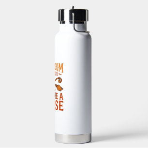 Halloween Nurse Ghost Broom Vintage Shirt Design_1 Water Bottle