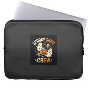 Halloween Nurse Ghost Squad Laptop Sleeve