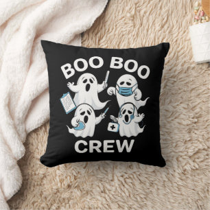 Halloween Nurse Gift Boo Boo Crew Nurse Cushion