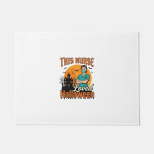 Halloween Nurse Loved Halloween Vintage Spooky_1 Doormat