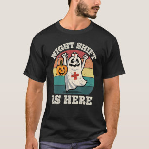 Halloween Nurse & Medical Doctor Night Shift is He T-Shirt