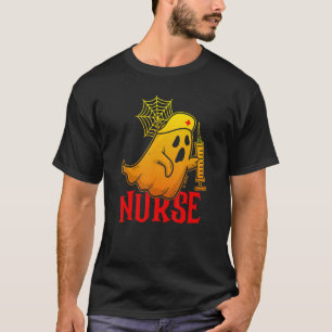 Halloween Nurse Nursing Cute Health Worker Hallowe T-Shirt