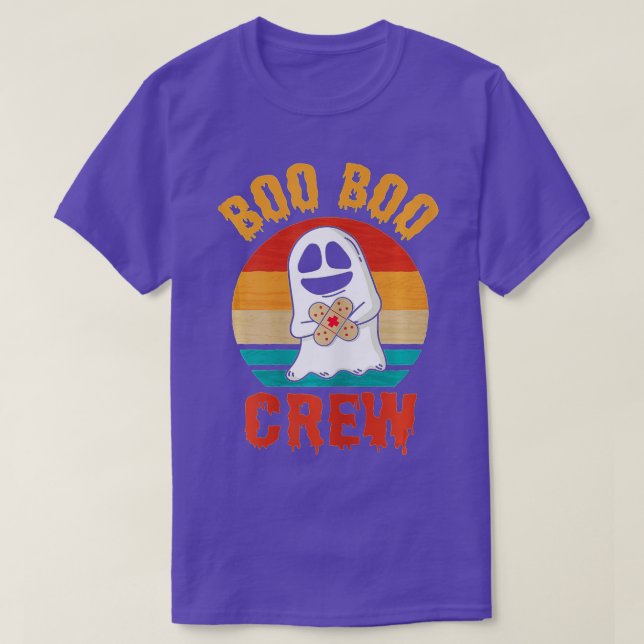 Halloween Nurse Practitioner Boo Crew,Nurse Hallow T-Shirt (Design Front)