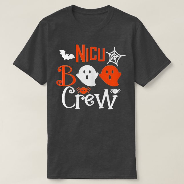 Halloween Nurse Practitioner Boo Crew,Nurse Hallow T-Shirt (Design Front)