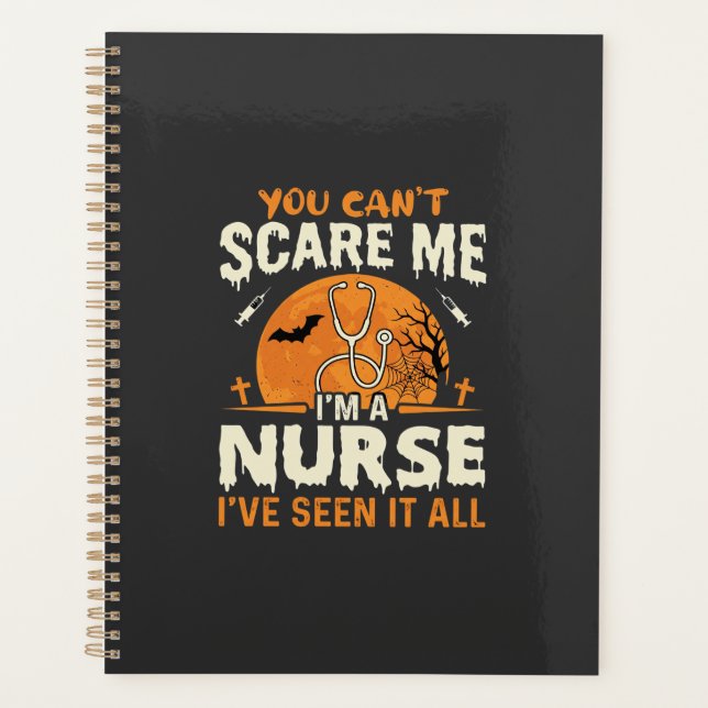 Halloween Nurse Scare Me Planner (Front)