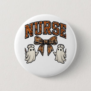 Halloween Nurse Scary Coquette Bow Classic T-Shirt 6 Cm Round Badge