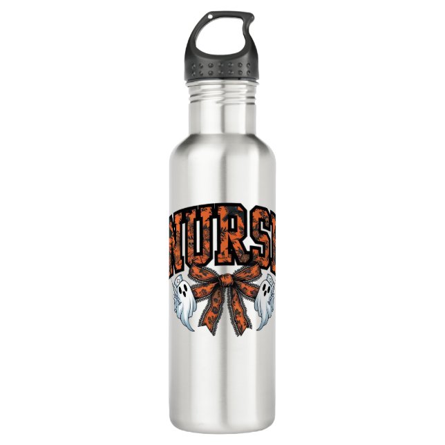 Halloween Nurse Scary Coquette Bow Classic T-Shirt 710 Ml Water Bottle (Front)