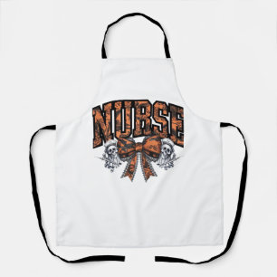 Halloween Nurse Scary Coquette Bow Classic T-Shirt Apron