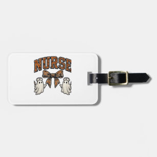 Halloween Nurse Scary Coquette Bow Classic T-Shirt Luggage Tag