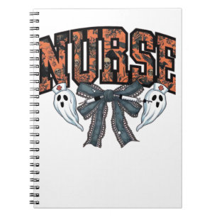 Halloween Nurse Scary Coquette Bow Classic T-Shirt Notebook