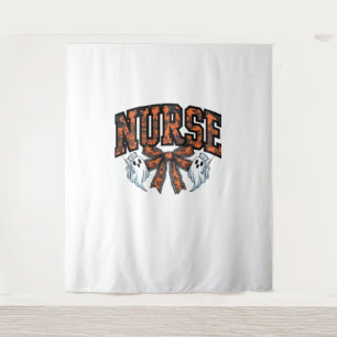 Halloween Nurse Scary Coquette Bow Classic T-Shirt Tapestry