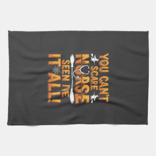 Halloween Nurse Seen It All Design_1 Tea Towel