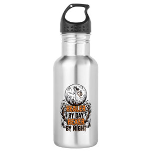 Halloween Nurse Shirt Vintage Engraving Spooky Nur 532 Ml Water Bottle