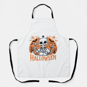 Halloween Nurse skeleton Essential T-Shirt_1 Apron