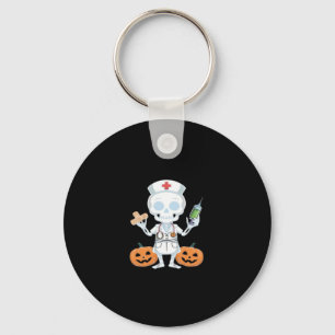 Halloween Nurse Skeleton Essential T-Shirt Key Ring