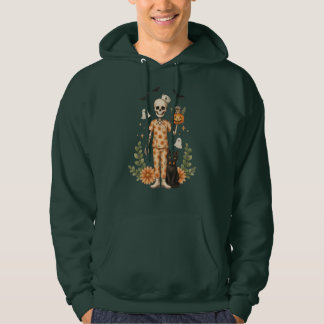 Halloween Nurse Skeleton Pumpkin Black Cat Cute Hoodie