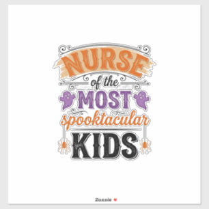 Halloween Nurse Spooktacular Kids Vintage Design_1