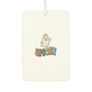 Halloween Nurse Spooky Ghost Retro Funny_1 Car Air Freshener