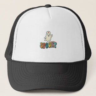 Halloween Nurse Spooky Ghost Retro Funny_1 Trucker Hat