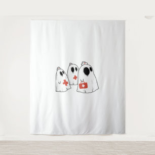 Halloween Nurse Tapestry