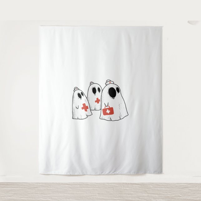 Halloween Nurse  Tapestry (Front)